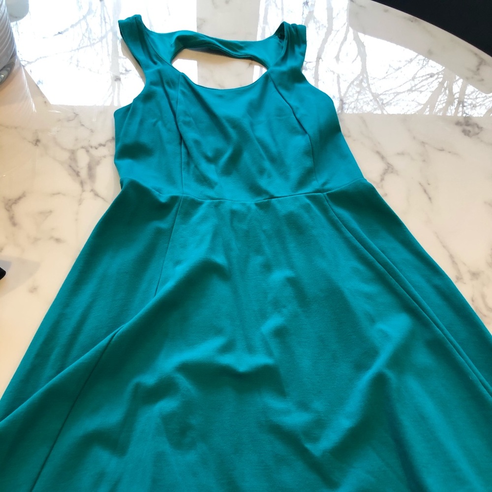 Beautiful green dress,